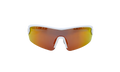 Rival Sunglasses Orange Mirror - Satin White 8700121 110941