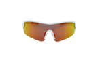 Rival Sunglasses Orange Mirror - Satin White 8700121 110941