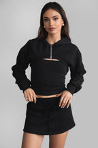 JEMMA Plush Fleece Mini Skirt