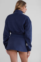 JEMMA Plush Fleece Mini Skirt