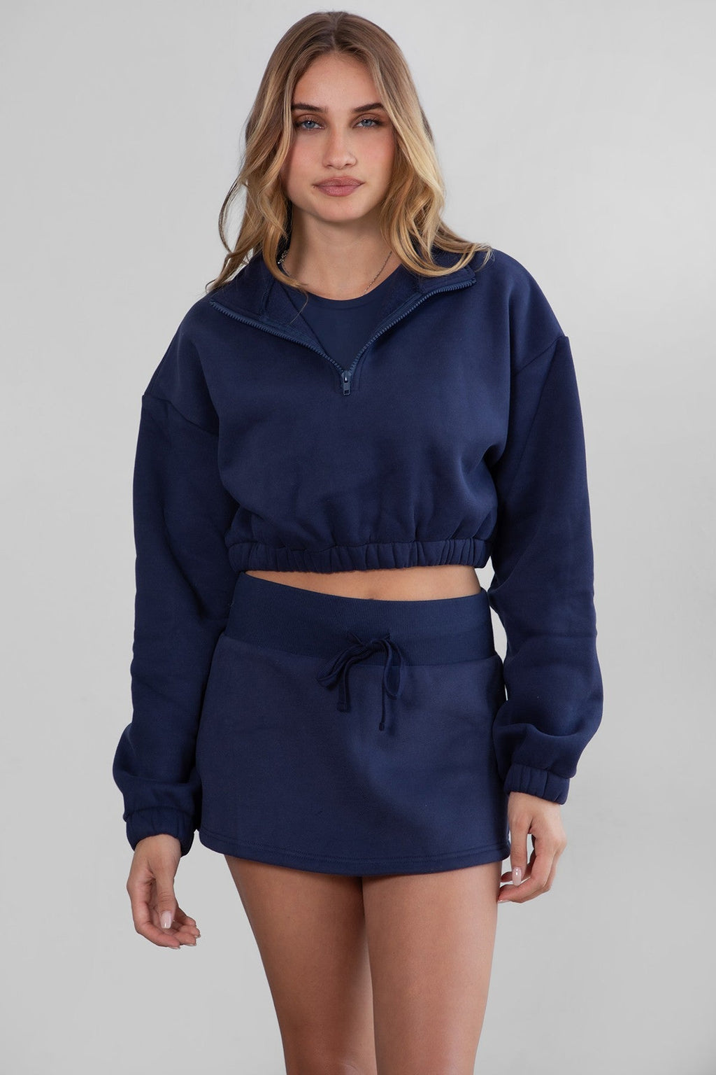 JEMMA Plush Fleece Mini Skirt