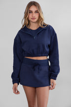 JEMMA Plush Fleece Mini Skirt