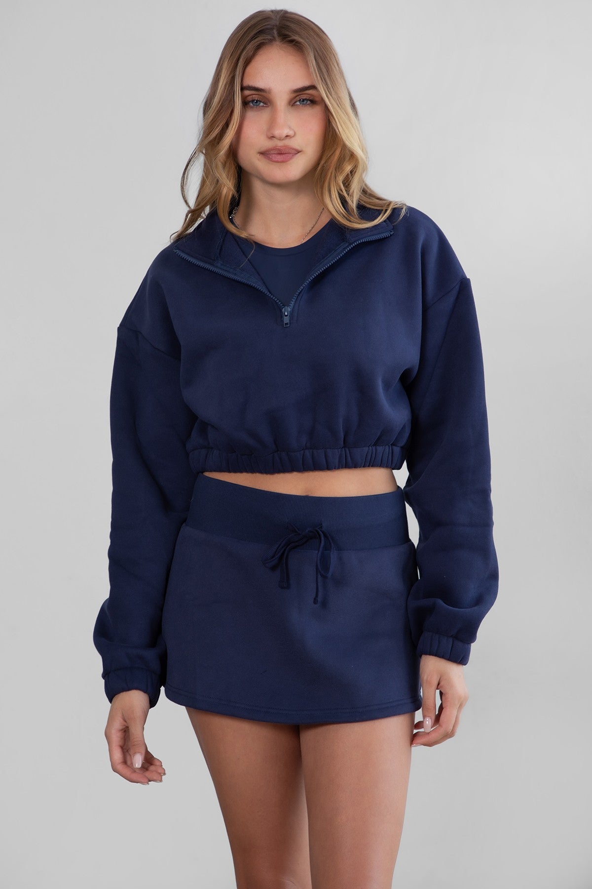 JEMMA Plush Fleece Mini Skirt