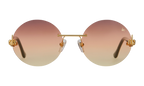 508 Rimless Drill Mount F.U. Edition 24KT Yellow Gold / Black / Brown Triple Gradient DMMF2 0007 16T5