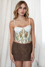 Brigette Tapestry Corset Top