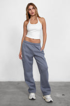 Hana Plush Fleece Cargo Pants