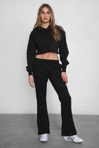 JIYA Essential Fleece Flare Sweat Pants