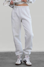 DOVE Plush Fleece High Waist Sweatpants