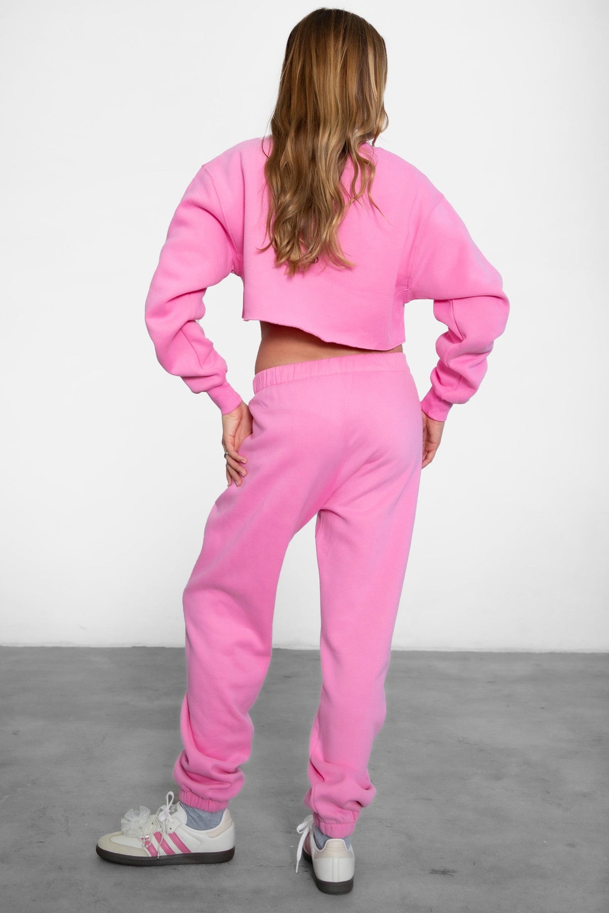 DOVE Plush Fleece High Waist Sweatpants