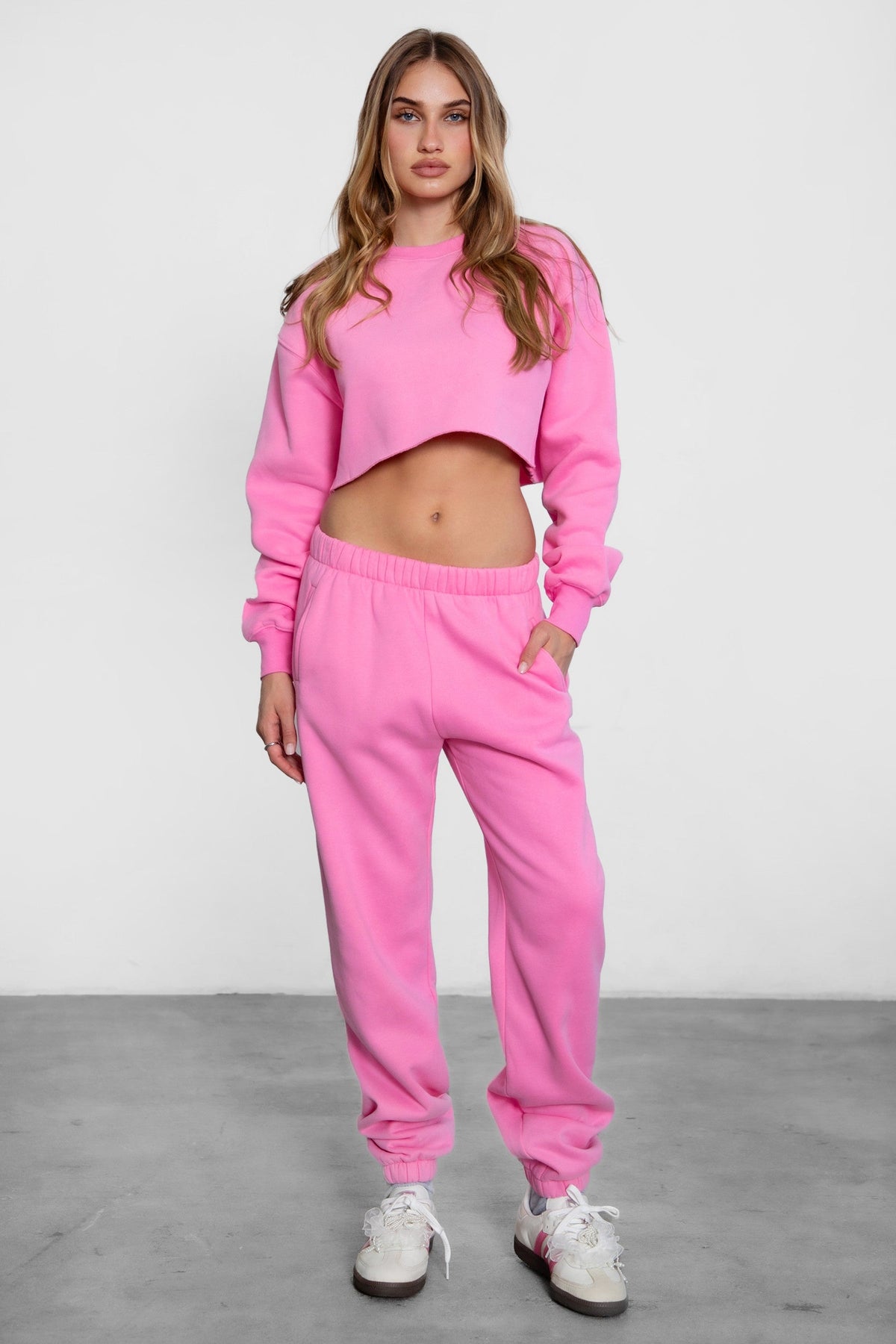 DOVE Plush Fleece High Waist Sweatpants