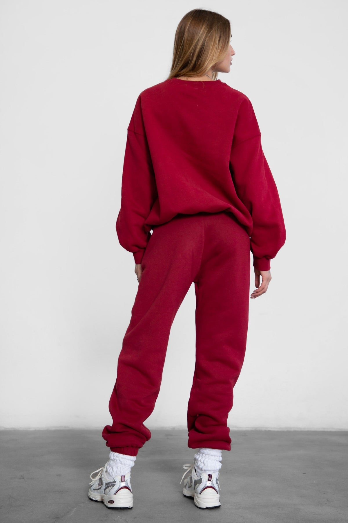 DOVE Plush Fleece High Waist Sweatpants