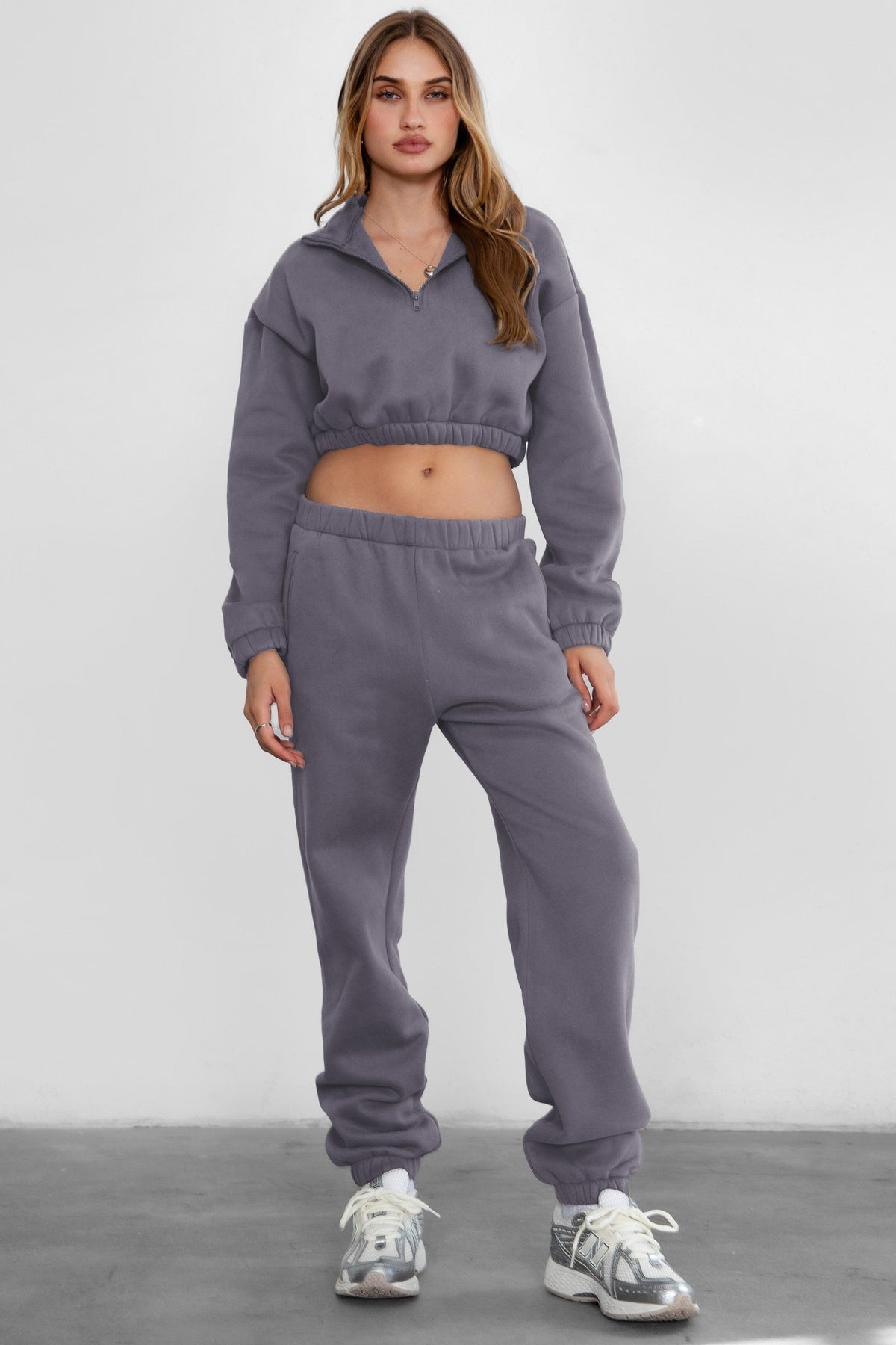 DOVE Plush Fleece High Waist Sweatpants