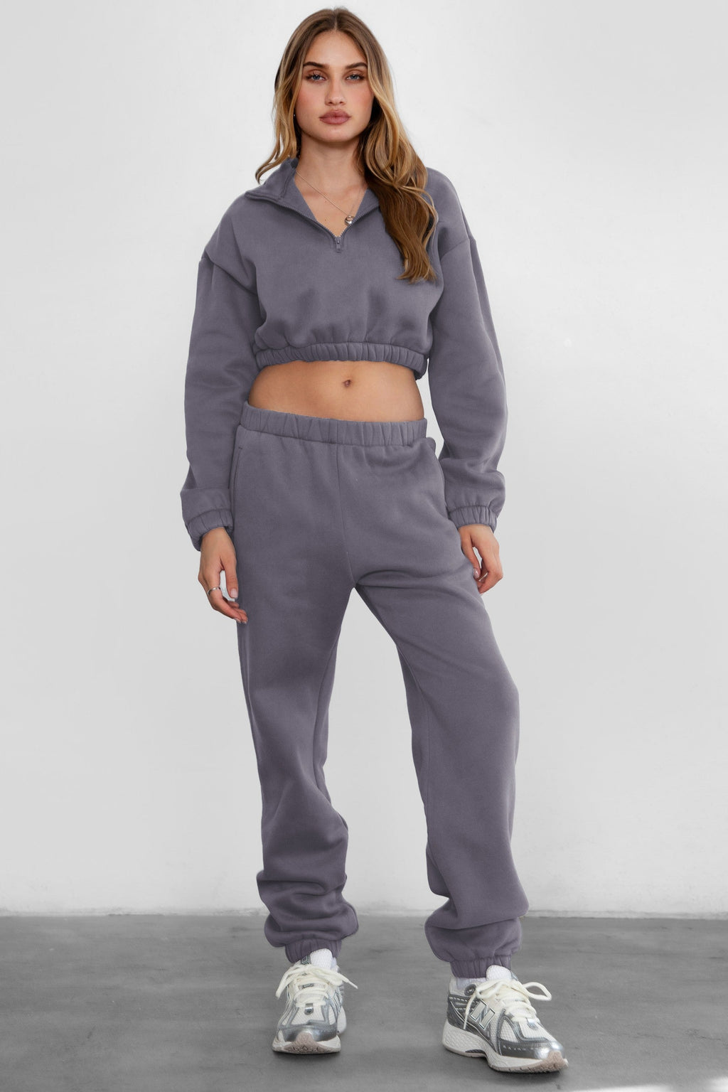 DOVE Plush Fleece High Waist Sweatpants