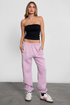 DOVE Plush Fleece High Waist Sweatpants
