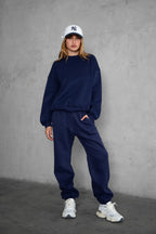 DOVE Plush Fleece High Waist Sweatpants