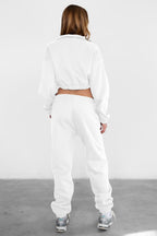 DOVE Plush Fleece High Waist Sweatpants