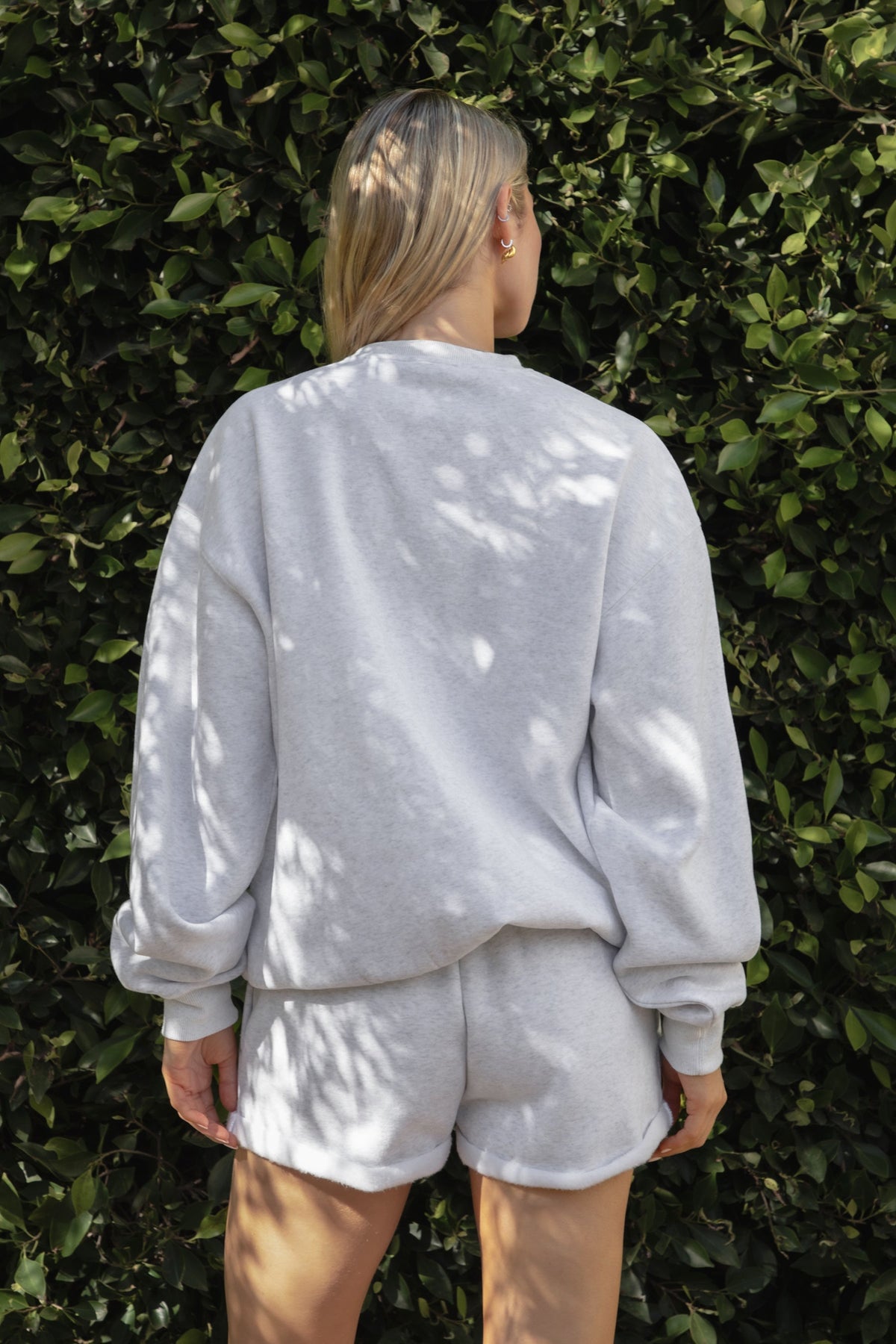 LANI Cloud Fleece Crew Neck Pullover Sweatshirt