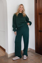 LANI Cloud Fleece Crew Neck Pullover Sweatshirt