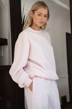 LANI Cloud Fleece Crew Neck Pullover Sweatshirt