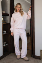 LANI Cloud Fleece Crew Neck Pullover Sweatshirt