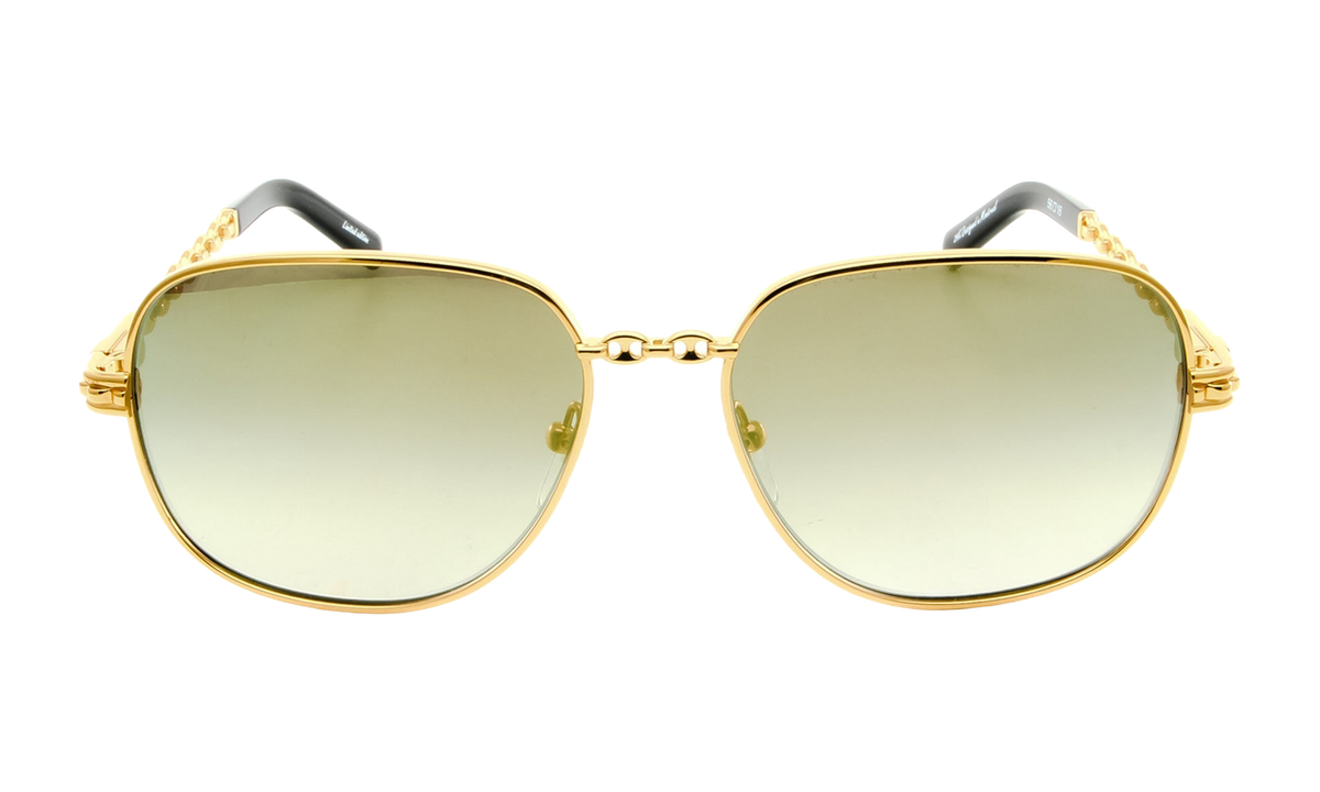Mayor Mariner Edition 24KT Yellow Gold / Moss Green Gradient Flash Gold MNMY2 0004 22A2