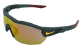 Show X3 Elite L Sunglasses MATTE SEQUOIA / GREY / ORANGE MIRROR DJ5559 355