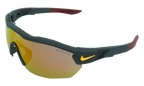 Show X3 Elite L Sunglasses MATTE SEQUOIA / GREY / ORANGE MIRROR DJ5559 355
