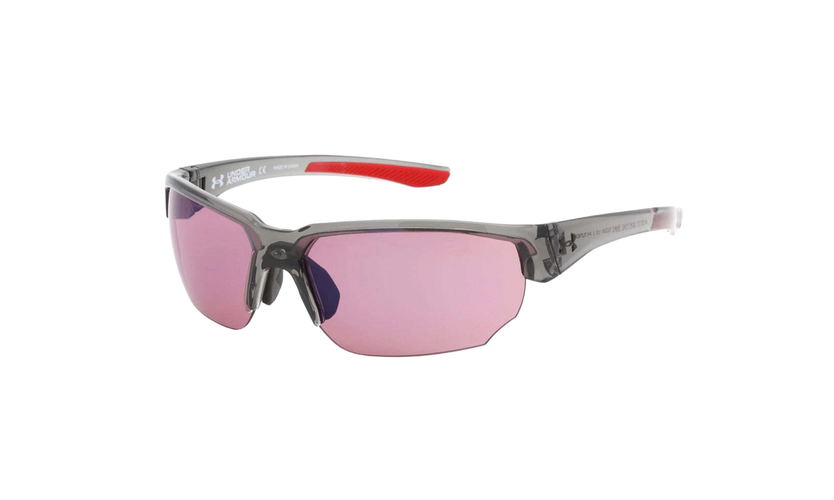 Blitzing Sunglasses Golf - Transparent Jet Gray / Red UA0012S 268