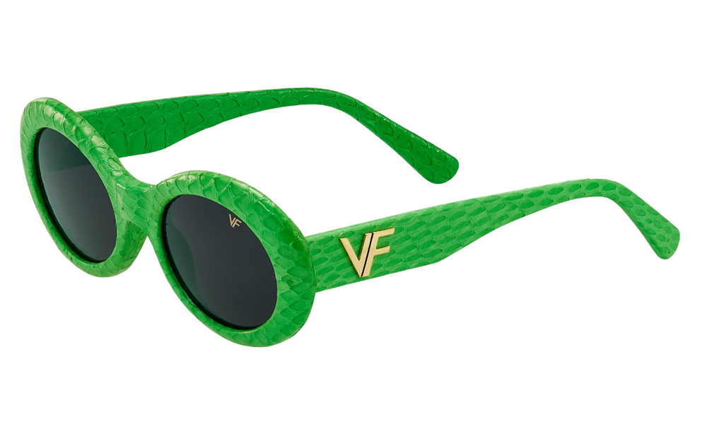 Cobain Limited Edition Snakeskin Lime Green / Jet Black MPCB2 0006 25A2