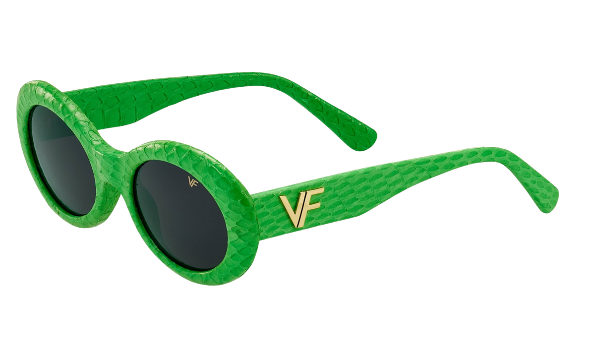 Cobain Limited Edition Snakeskin Lime Green / Jet Black MPCB2 0006 25A2