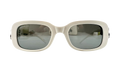 BB Hinge Oval Sunglasses White BB0310SK 003