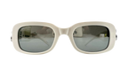BB Hinge Oval Sunglasses White BB0310SK 003