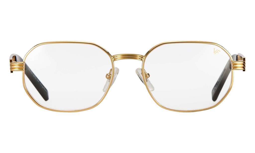 Hustler Jacques Cartier Edition 24KT Yellow Gold / Clear JCHU2 0002 11B5