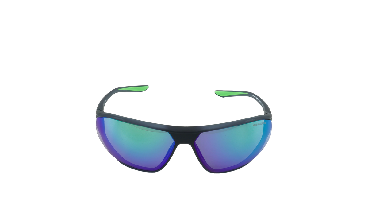 AERO SWIFT M SUNGLASSES DARK GREY/ GREEN STRIKE DQ0993 021