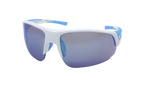 Changeup Dual Sunglasses Gray Mirror - Shiny White / Carolina Blue S8650129 039