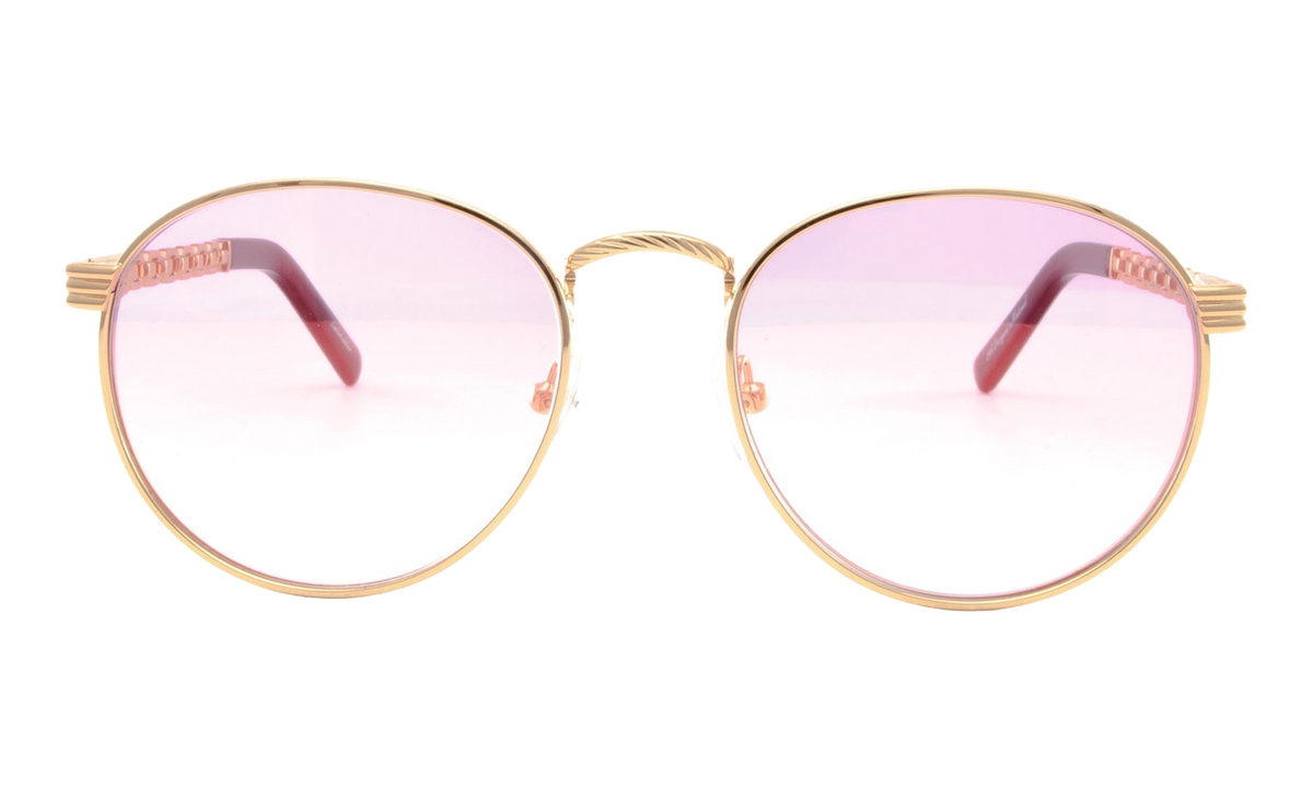 Miami Vice Equestrian Edition 24KT Yellow Gold / Bright Pink Gradient Multi Flash EQMV2 0002 20C1