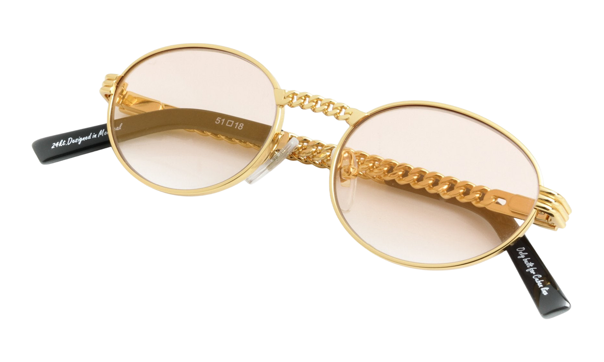 Pac Cuban Link Edition 24KT Yellow Gold / Blush Gradient Flash Gold CLPC2 0001 15C4