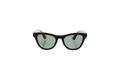 Meta Wayfarer Sunglasses Shiny Black - G-15 Green 0RW4010