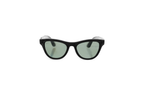 Meta Wayfarer Sunglasses Shiny Black - G-15 Green 0RW4010