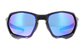 Plazma Polarized Sunglasses Matte Black / PRIZM Sapphire Polarized OO9019 08