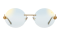 508 Rimless Drill Mount F.U. Edition 24KT Yellow Gold / Black / Flash Gold DMMF2 0005 16T3