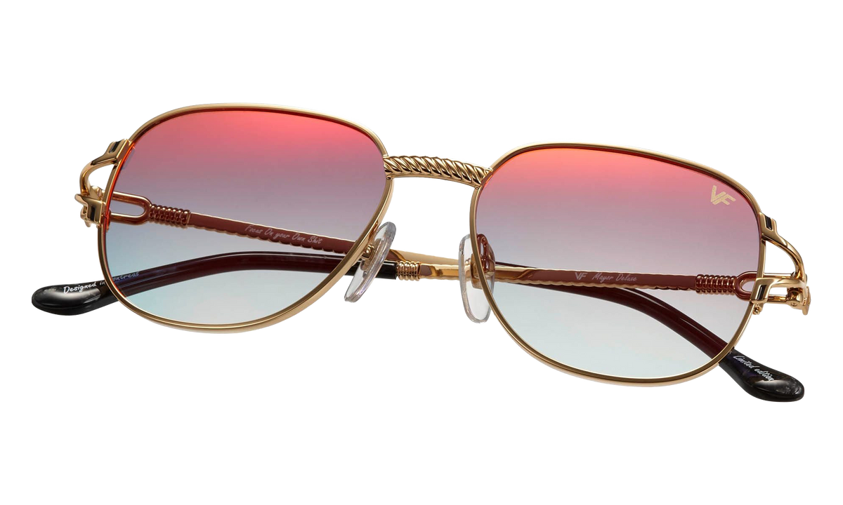 Mayor Deluxe Edition 18KT Yellow Gold / Grape Pop Multiflash Gradient DXMY2 0003 29D2