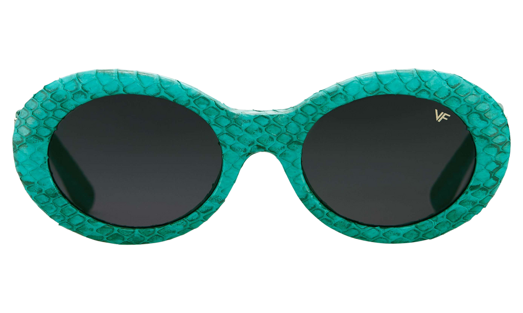 Cobain Limited Edition Teal Snakeskin Snake Teal / Jet Black MPCB2 0005 25A1