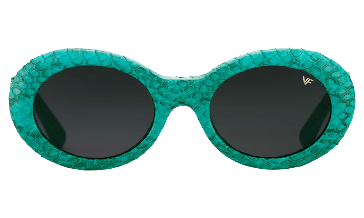 Cobain Limited Edition Teal Snakeskin Snake Teal / Jet Black MPCB2 0005 25A1