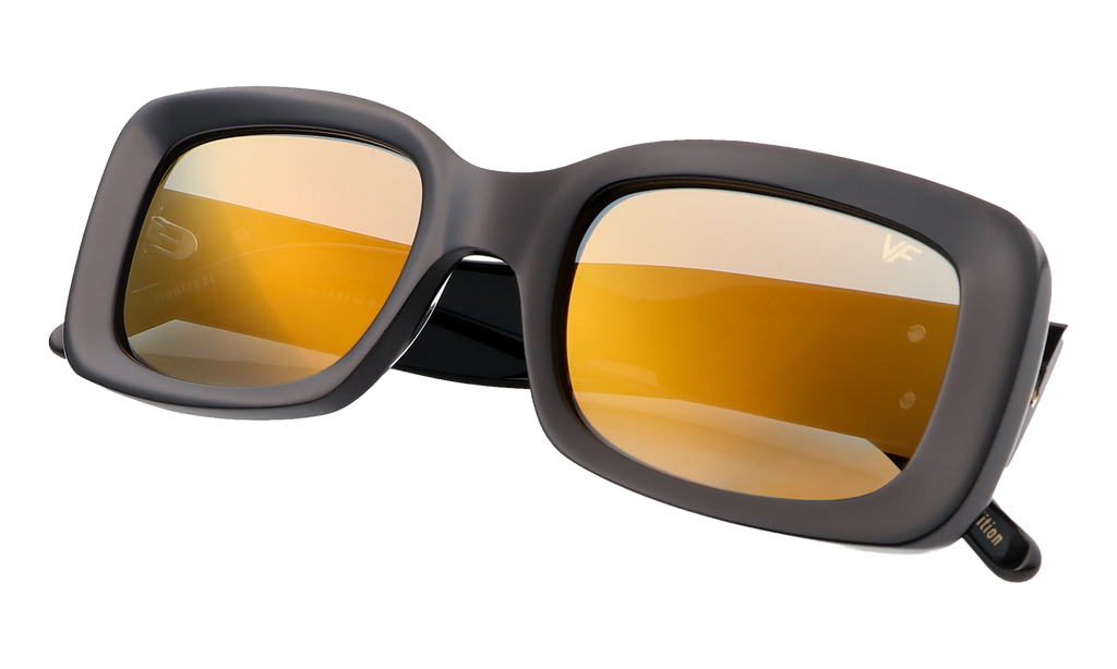 Manhattan Acetate Glossy Black / Blue Flash Gold VFMA2 0003 16A5