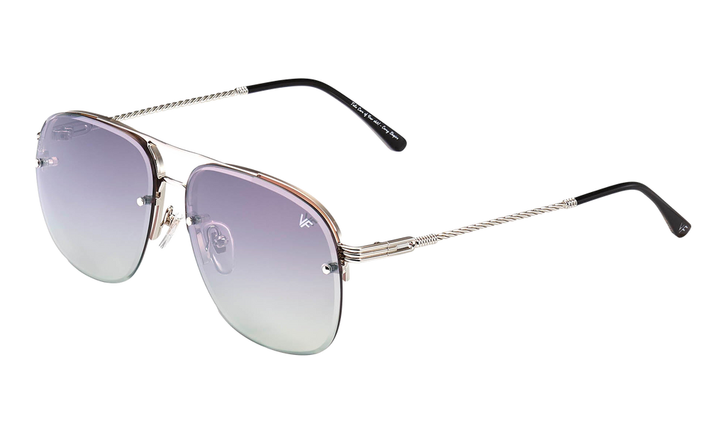 Snatch Bevel Rimless Drill Mount 18KT White Gold / Purple Gradient DMSN2 0012 48D5