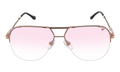 Blanco Half Rim 24KT Two-Tone Rose / White Gold / Pink Gradient Photochromatic HRBA2 0008 17A5