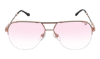 Blanco Half Rim 24KT Two-Tone Rose / White Gold / Pink Gradient Photochromatic HRBA2 0008 17A5