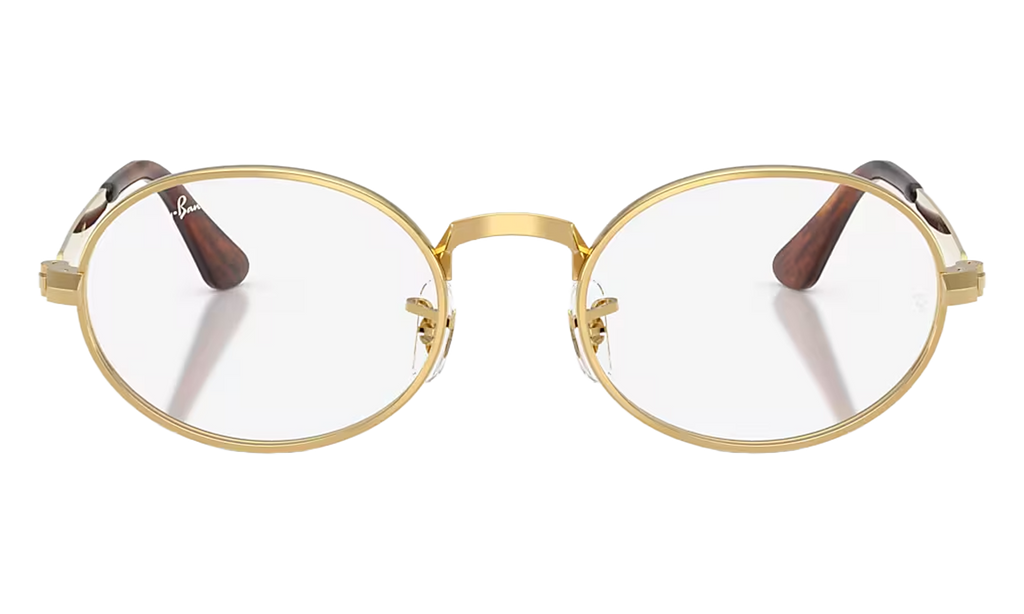 A$AP Rocky Rimless Round Sunglasses Polished Arista Gold Demo Lens RB3931V 2500