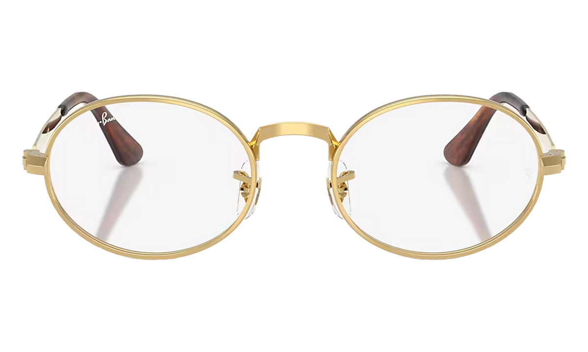 A$AP Rocky Rimless Round Sunglasses Polished Arista Gold Demo Lens RB3931V 2500